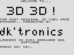 3D 3D!