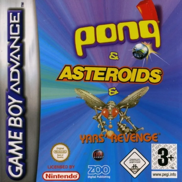 Asteroids / Pong / Yars' Revenge