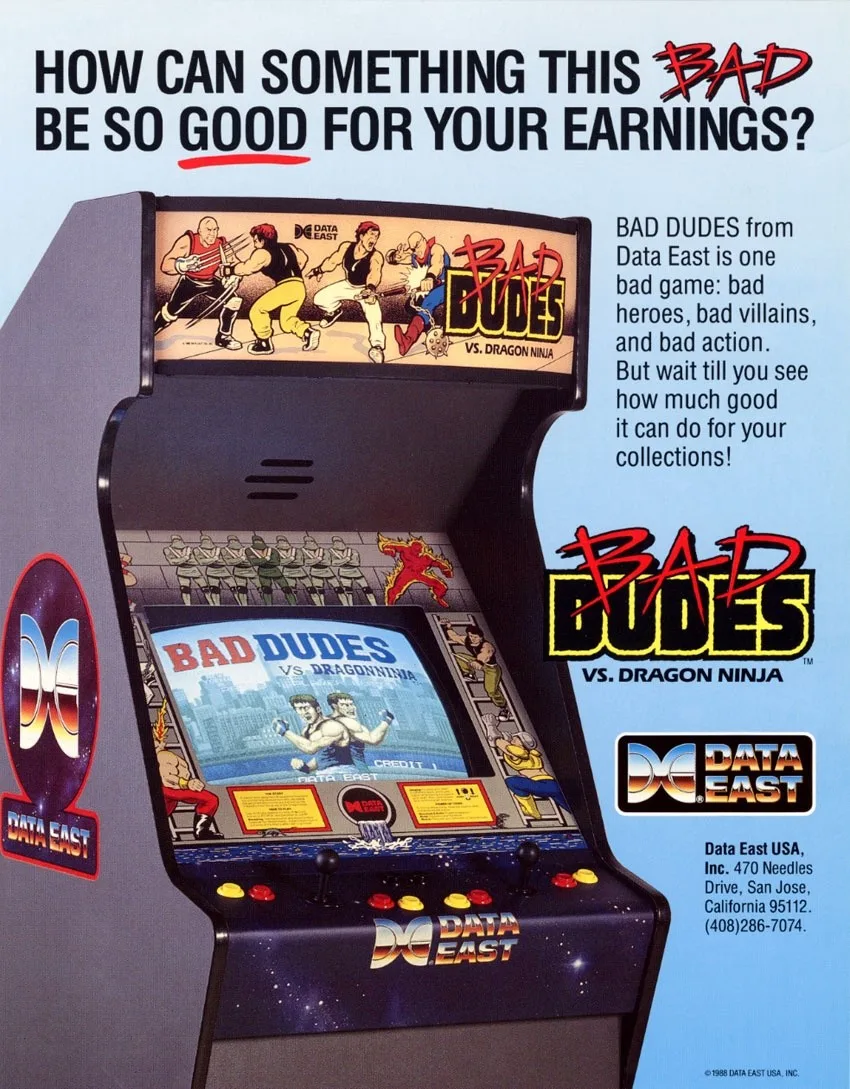 Bad Dudes vs. Dragon Ninja