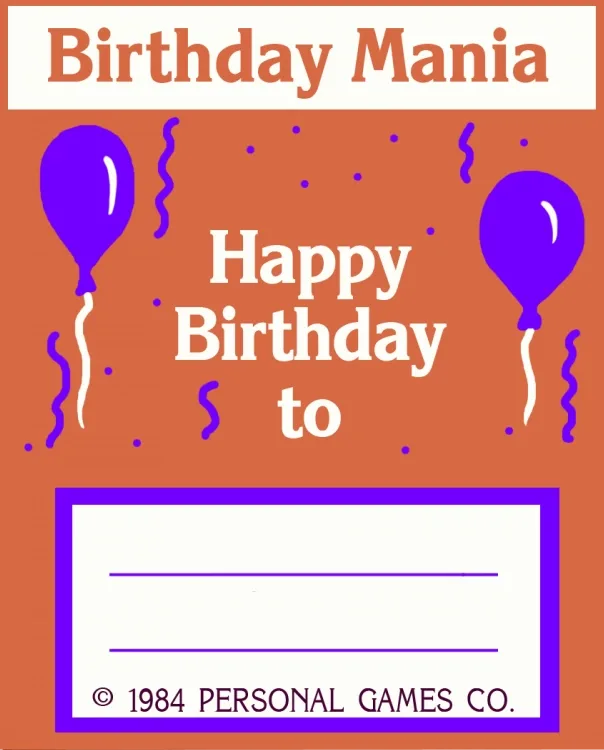 Birthday Mania