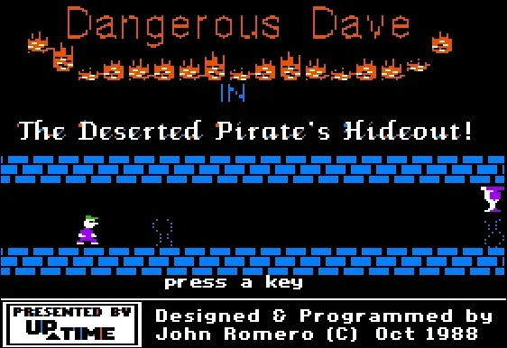 Dangerous Dave in the Deserted Pirate's Hideout!