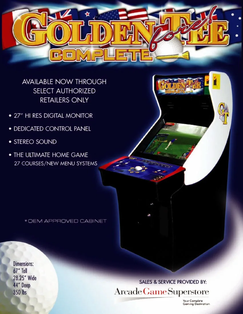 Golden Tee Fore! Complete