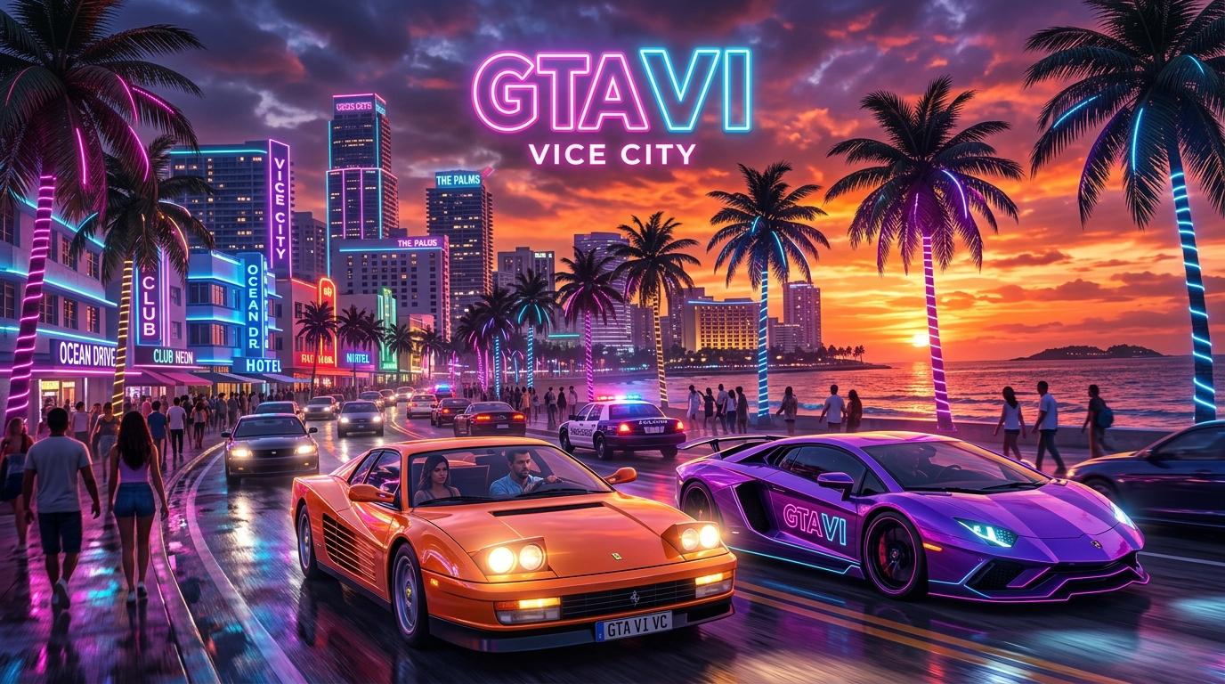GTA 6: Guia Completo com Mapa de Vice City, Motores Gráficos e Novidades