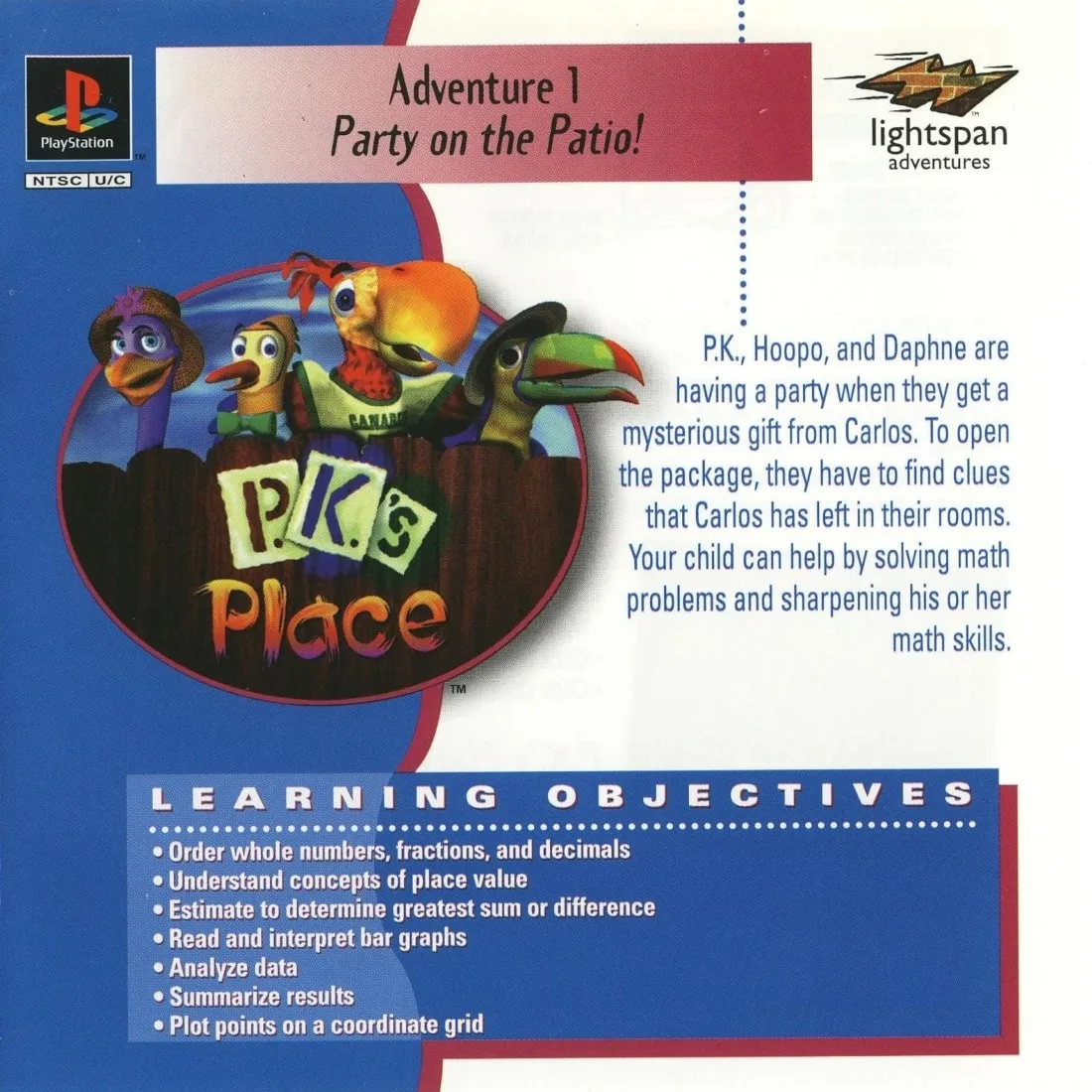 P.K.'s Place 1: Party on the Patio!