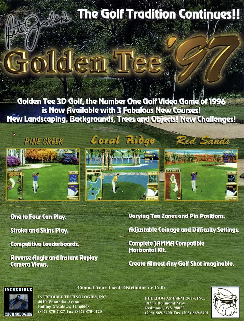 Peter Jacobsen's Golden Tee '97