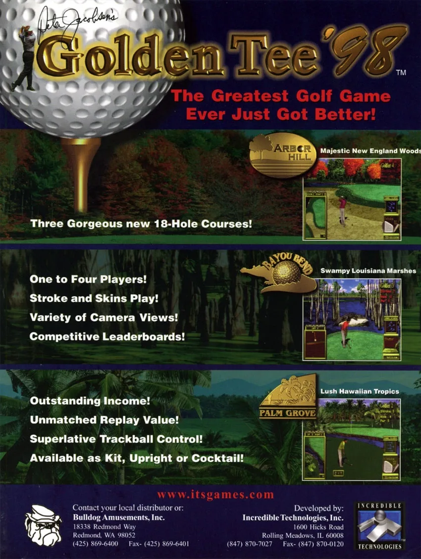 Peter Jacobsen’s Golden Tee '98