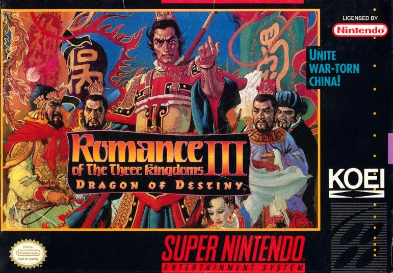 Romance of the Three Kingdoms III: Dragon of Destiny