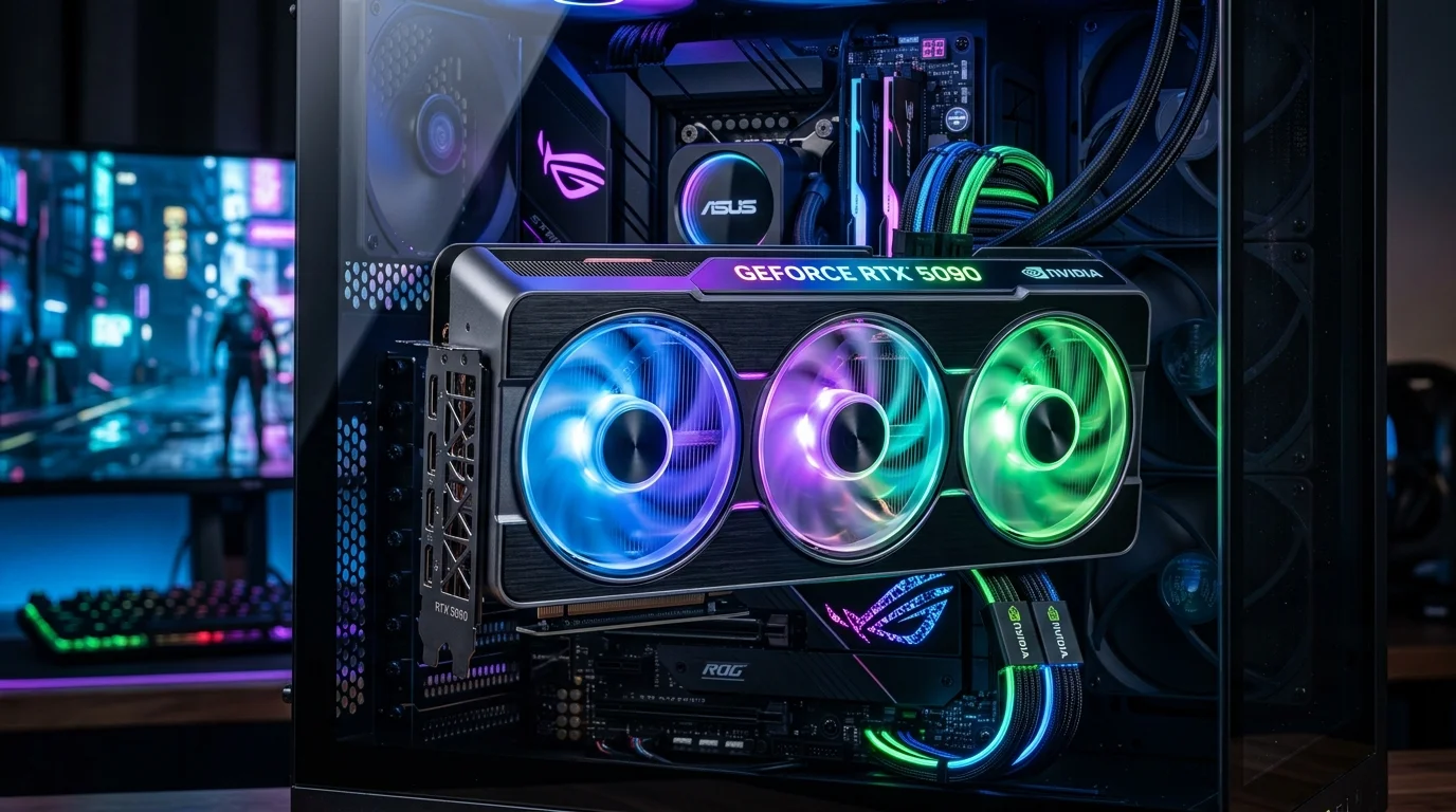 NVIDIA RTX 5090 e RTX 5080: por que os 16GB de VRAM se tornaram o novo padrão obrigatório para rodar em 4K