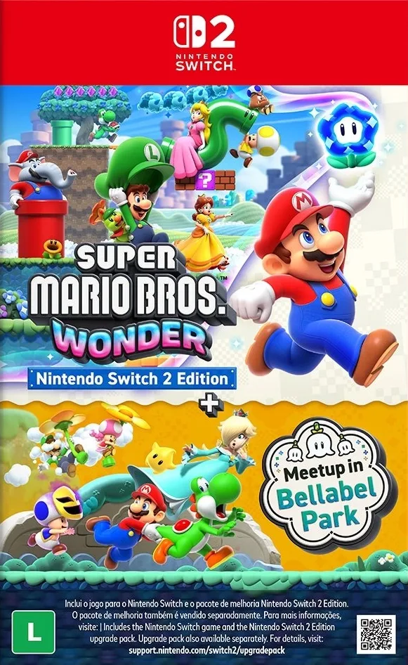 Super Mario Bros. Wonder – Nintendo Switch 2 Edition + Vamos ao Parque Belabel
