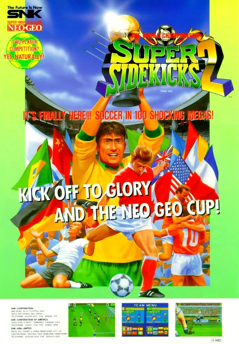 Super Sidekicks 2: The World Championship
