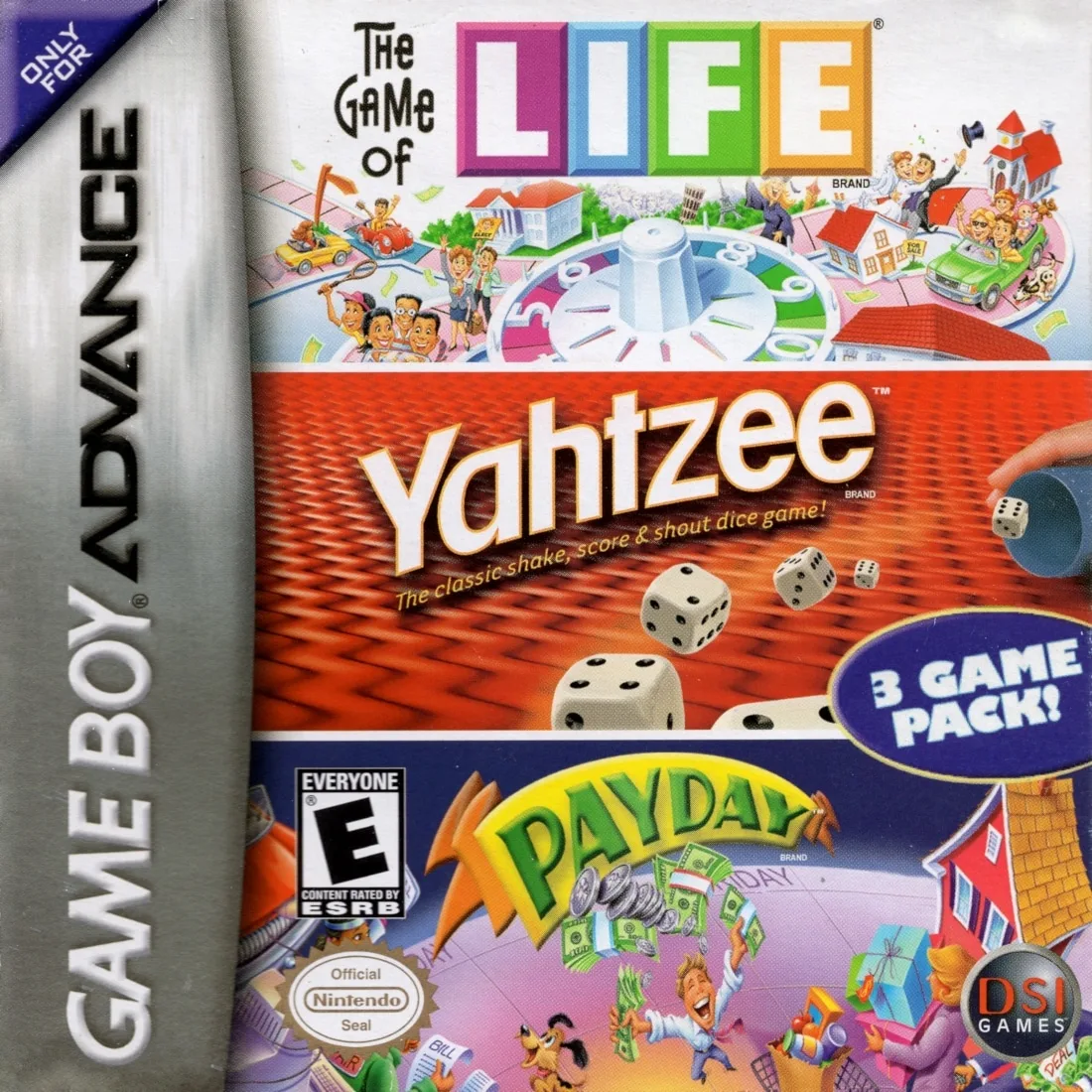 The Game of Life / Yahtzee / Payday