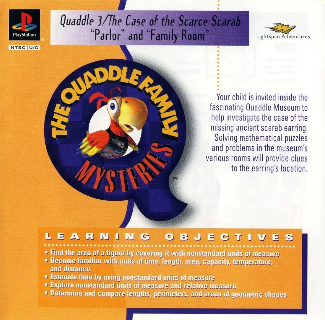 The Quaddle Family Mysteries 3: The Case of the Scarce Scarab - Parlor • Family Room