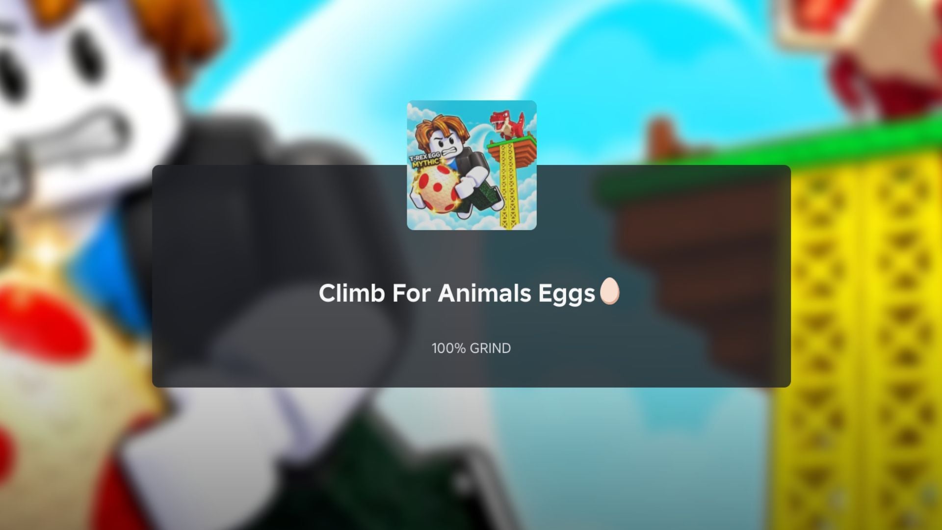 Climb For Animals Eggs loading screen on Roblox