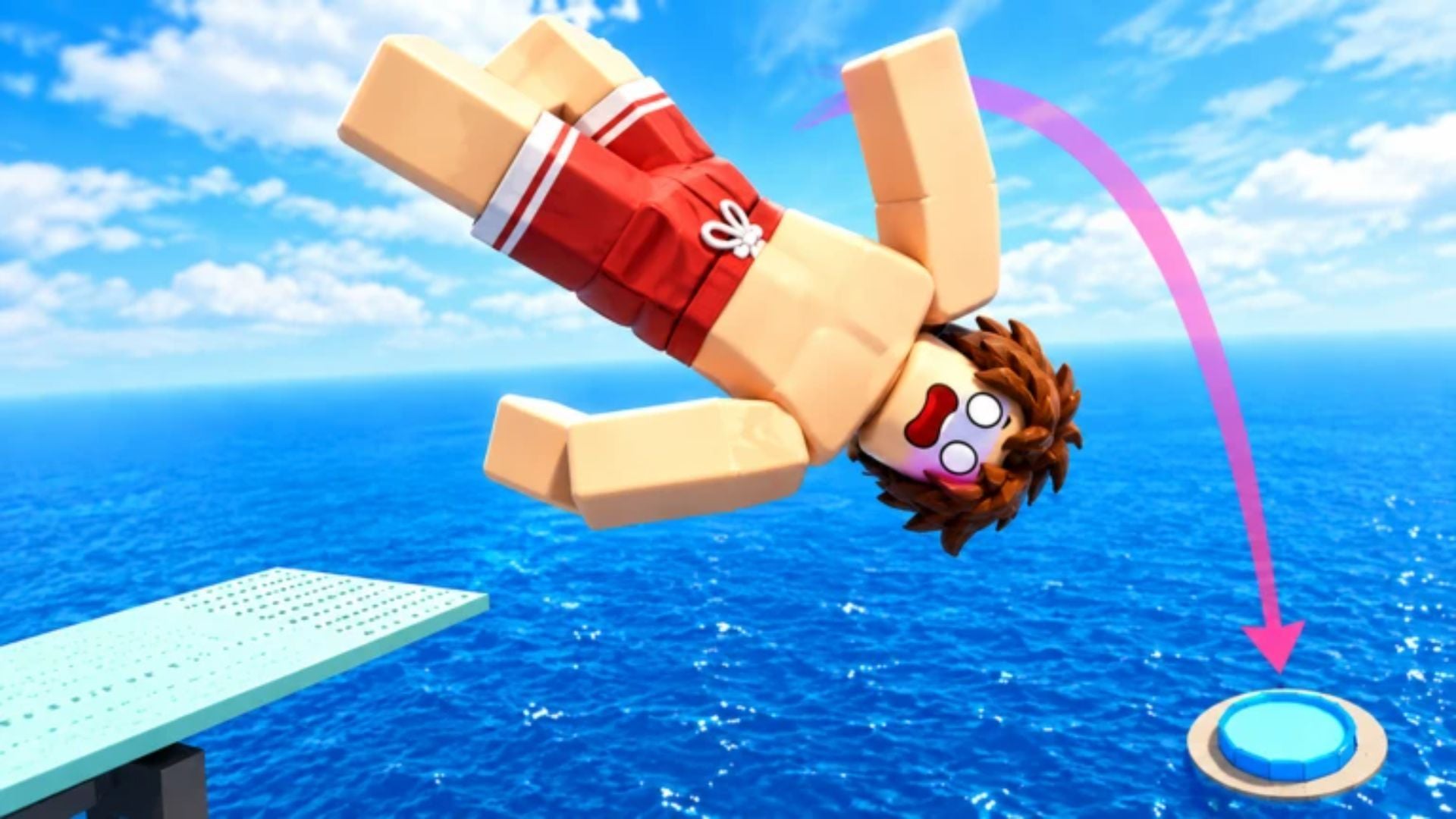 Arte de capa oficial de Crazy Diver no Roblox