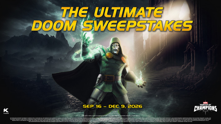 Sorteio oficial The Ultimate Doom Sweepstakes em Marvel Contest of Champions