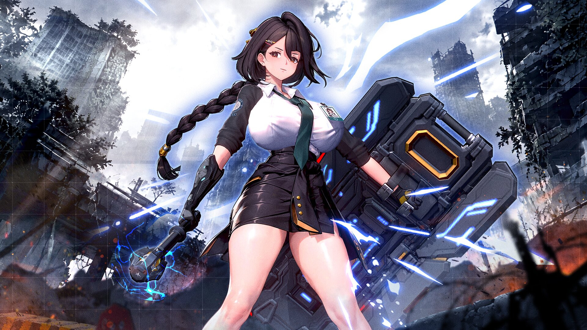 Official key art of Mu Yingying, the new EX character in Horizon Walker