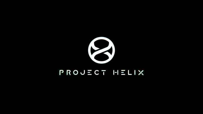 Concept logo with stylized infinity symbol for Project Helix next generation of Xbox hardware