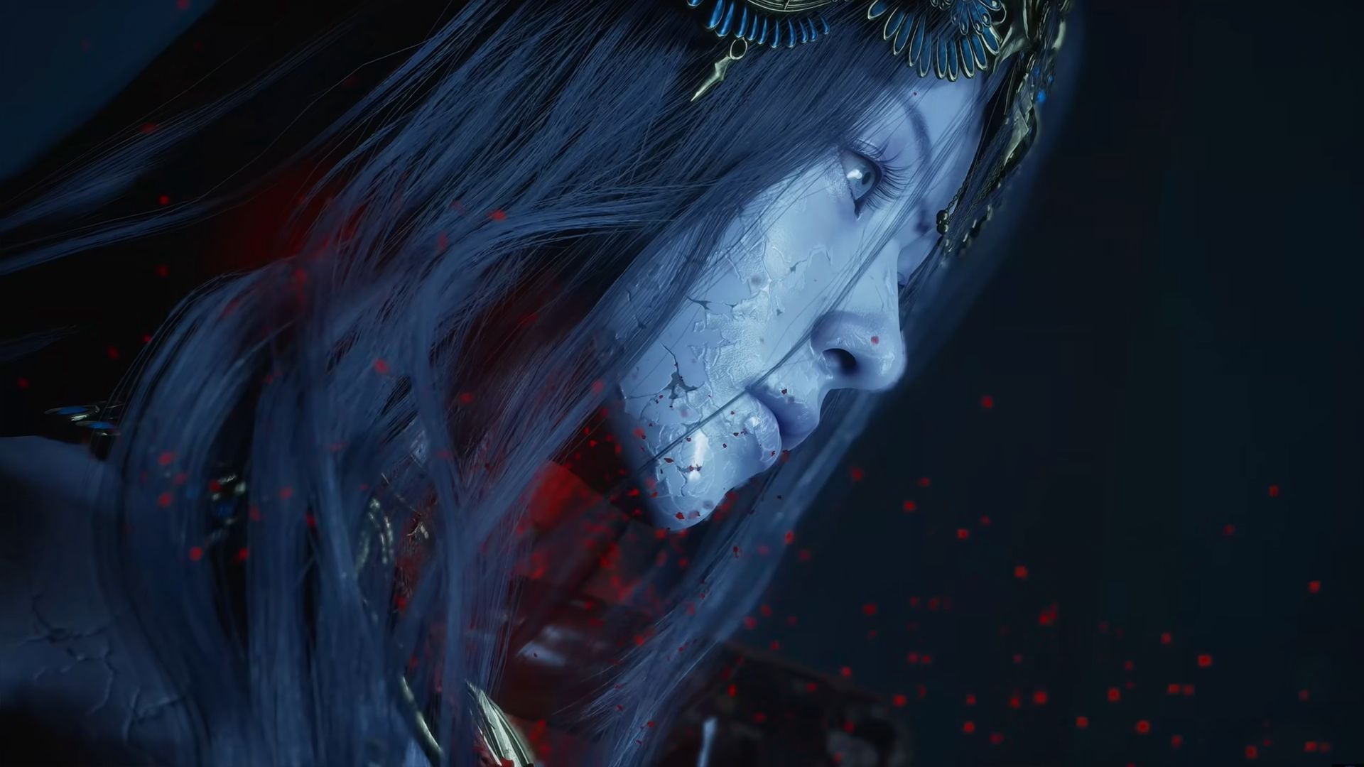 Soul investigando a missão Whence the Weeping em Phantom Blade Zero