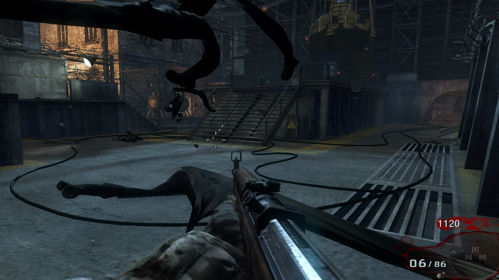 Captura de tela de Call of Duty Black Ops modo Zombies Kino der Toten rodando diretamente na aba de um navegador web