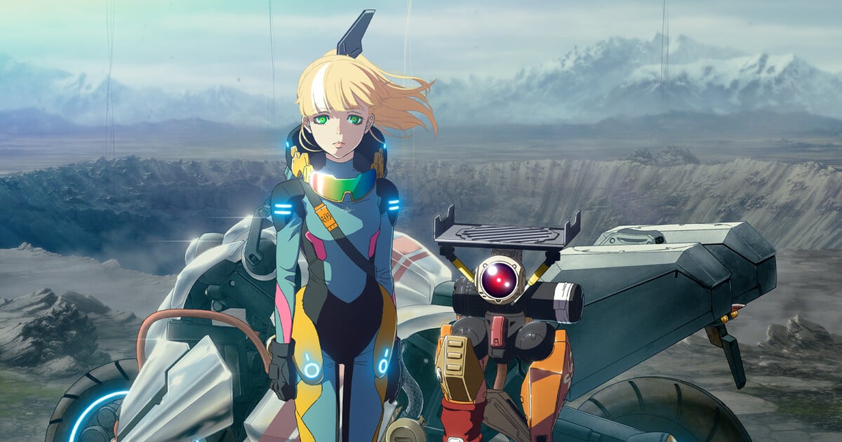 Official key visual for Death Stranding Isolations featuring the young female protagonist amidst chiral wasteland