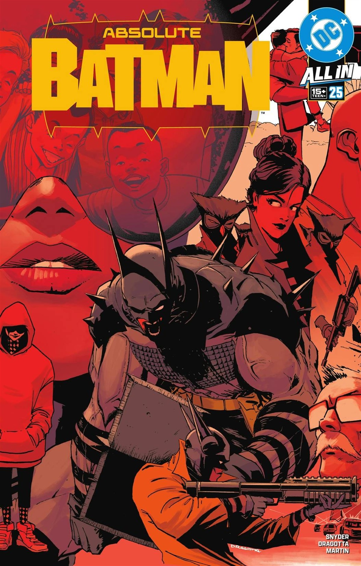 Capa oficial de Absolute Batman #25, edição 25 da série da DC Comics