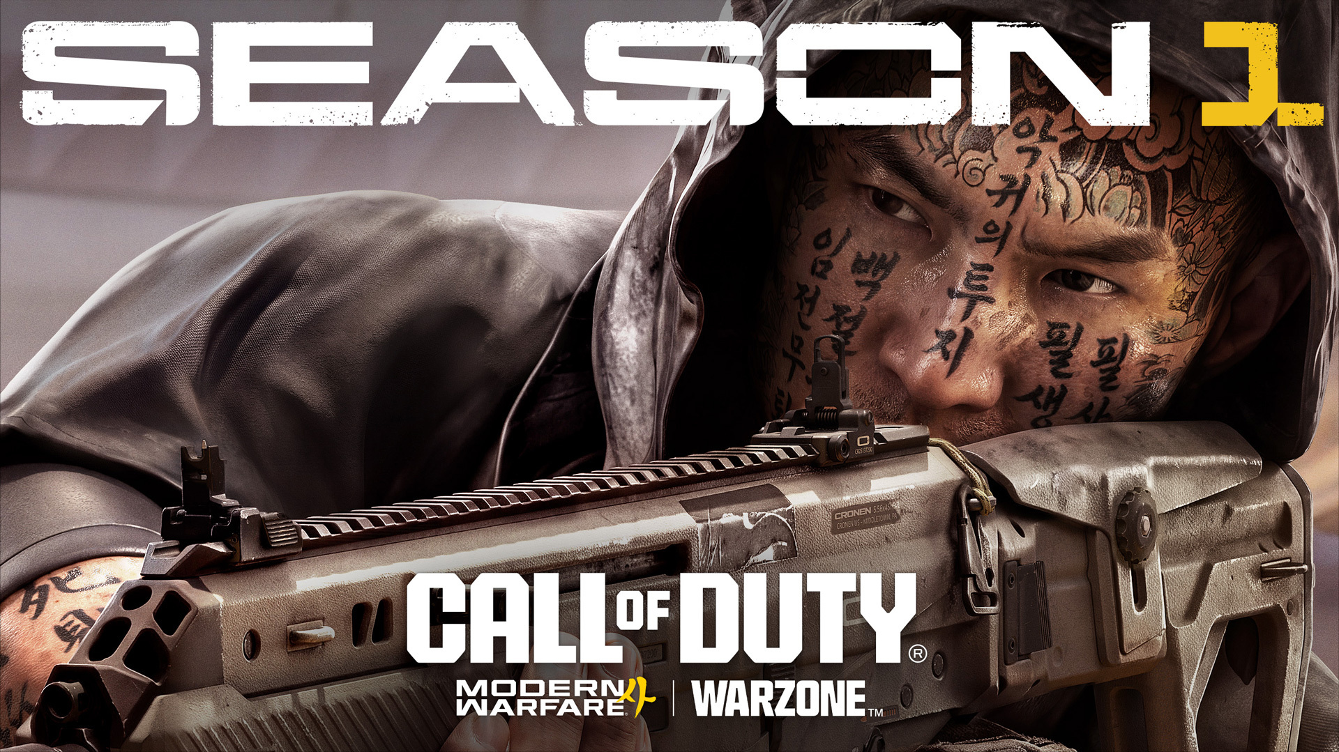 Arte oficial da Temporada 1 de Call of Duty: Modern Warfare 4 e Warzone