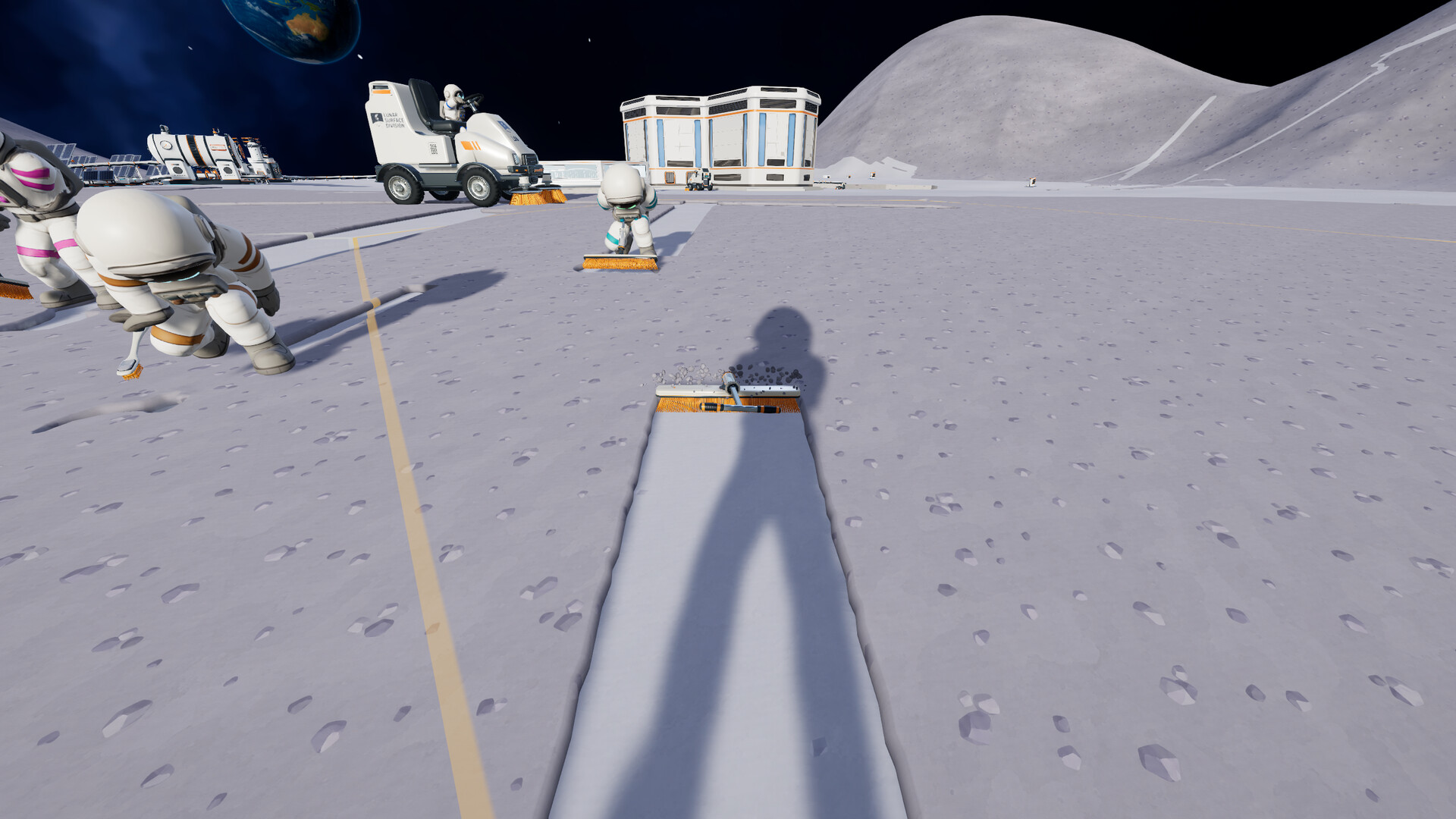 Cintas transportadoras y empacadoras en Moon Sweepers