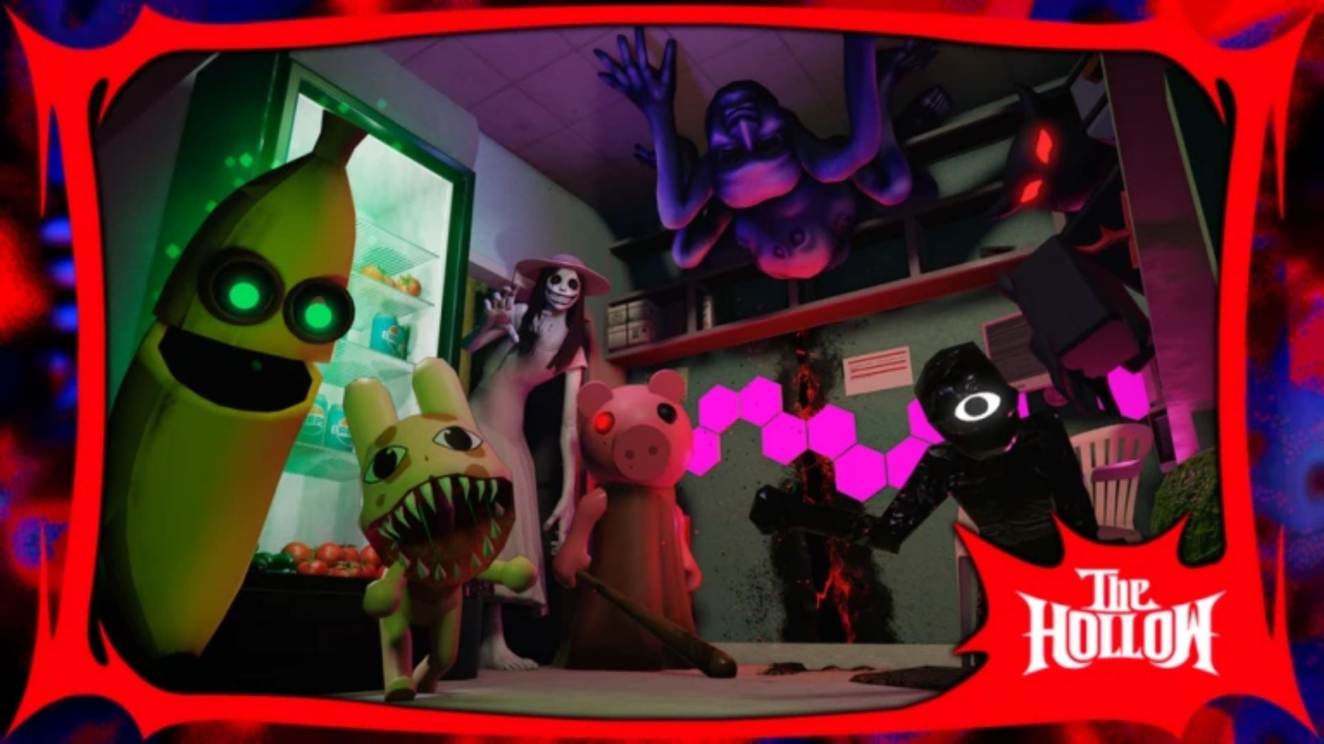 Banner oficial de Scary Shawarma Kiosk: The Anomaly no evento The Hollow de Roblox